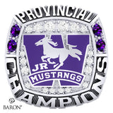 London Junior Mustangs U16 women’s tackle - 2023 Championship Ring - Design 1.3