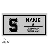 London South Collegiate Football 2023 Championship Black Window Ring Box