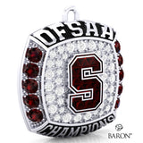 London South Collegiate Football 2023 Championship Ring Top Pendant - Design 1.5