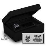 London WOLFPAAC Football 2023 Championship Black Standard Window Ring Box