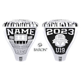 London WOLFPAAC Football 2023 Championship Ring - Design 1.2