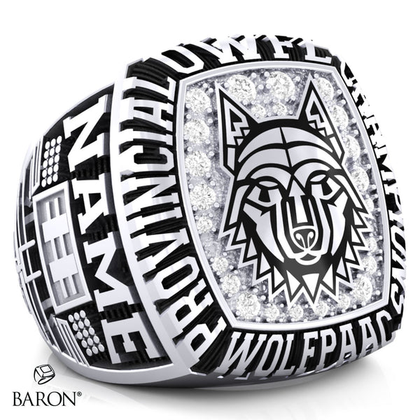 London WOLFPAAC Football 2023 Championship Ring - Design 1.2