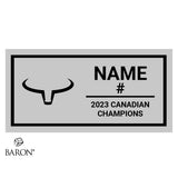 Longhorns Softball 2023 Championship Black LED Ring Box