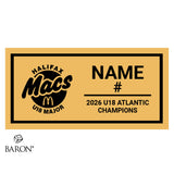 Major Halifax Macs U18 Hockey 2026 Championship Black Standard Window Ring Box