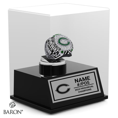 Melfort Comets Football 2024 Championship Display Case