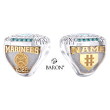 Midland Mariners Baseball 2025 Championship Ring - Design 1.3