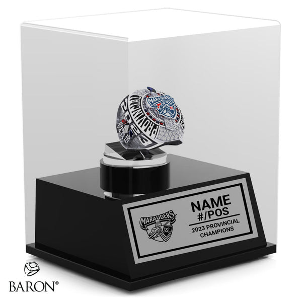 Miller Marauders Football 2023 Championship Display Case