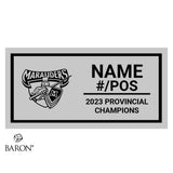 Miller Marauders Football 2023 Championship Black Standard Window Ring Box
