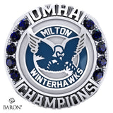 Milton Winterhawks U12 and U15 2023 Championship Ring - Design 1.2