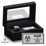 Mississauga Minor Football 2025 OSFL Championship Black Standard Window Ring Box