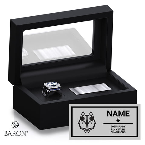 Mississauga Minor Football 2025 OSFL Championship Black Standard Window Ring Box