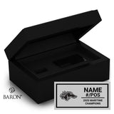 Moncton Mustangs Football 2025 Championship Black Standard Window Ring Box