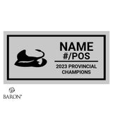 Moncton Stingrays Football 2023 Championship Black Standard Window Ring Box