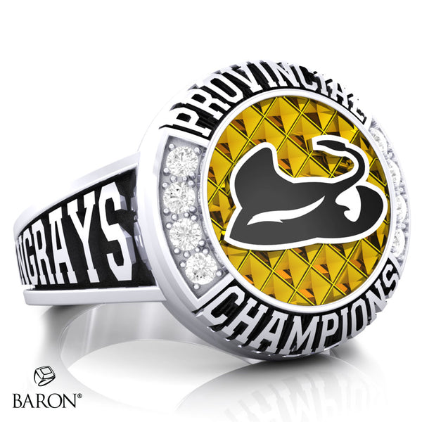 Moncton Stingrays Football 2023 Championship Ring - Design 5.1