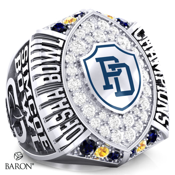 Monsignor Paul Dwyer C.H.S. Football 2024 Championship Ring - Design 3.6