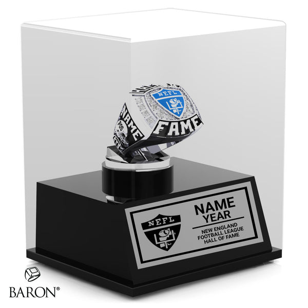 New England Football League Hall of Fame Display Case