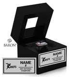 Newfoundland Chiefs Ball Hockey 2001 Championship Black Window Ring Box