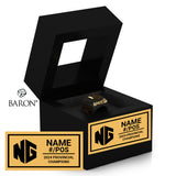 Niagara Generals Football 2024 Championship Black Window Ring Box