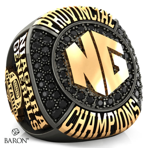 Niagara Generals Football 2024 Championship Ring - Design 1.1
