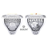 Niagara Generals Football 2024 Championship Ring - Design 1.7