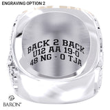 Niagara Generals Football 2025 Championship Ring - Design 3.9