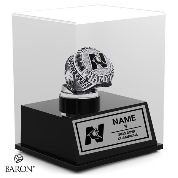 North Star Wolves Football 2023 Championship Display Case