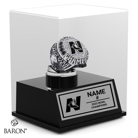 North Star Wolves Football 2023 Championship Display Case