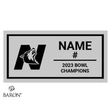 North Star Wolves Football 2023 Championship Black Standard Window Ring Box