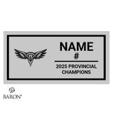 Oakville Hawks Lacrosse 2025 Championship Black Standard Window Ring Box