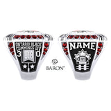 Ontario Black U18 Football Ontario 2023 Championship Ring - Design 3.2