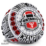 Ontario Black U18 Football Ontario 2023 Championship Ring - Design 3.2