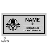 Ontario Black U18 Football Ontario 2023 Championship Black LED Ring Box