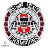 Ontario Black U18 Football Ontario 2023 Championship Ring - Design 3.2