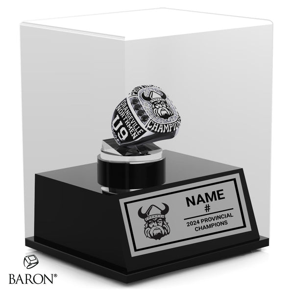 Orangeville Northmen U9 Lacrosse 2024 Championship Display Case