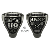 Orangeville Northmen U9 Lacrosse 2024 Championship Ring - Design 3.2