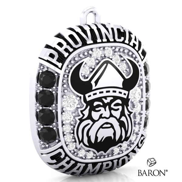 Orangeville Northmen U9 Lacrosse 2024 Championship Ring Top Pendant - Design 3.3