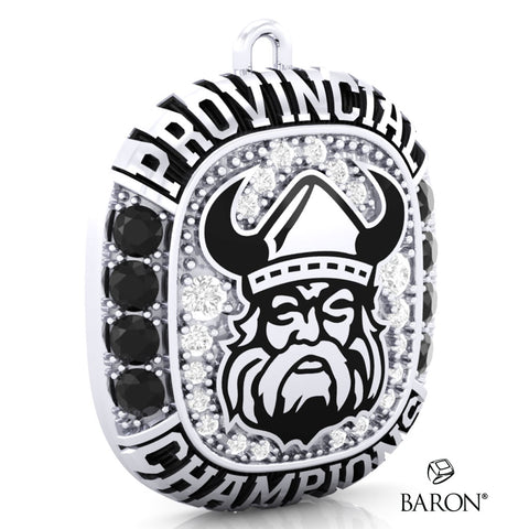 Orangeville Northmen U9 Lacrosse 2024 Championship Ring Top Pendant - Design 3.3