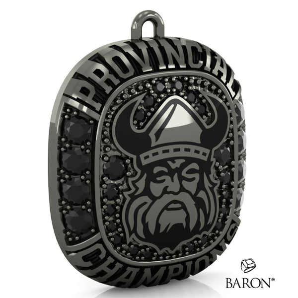 Orangeville Northmen U9 Lacrosse 2024 Championship Ring Top Pendant - Design 3.4