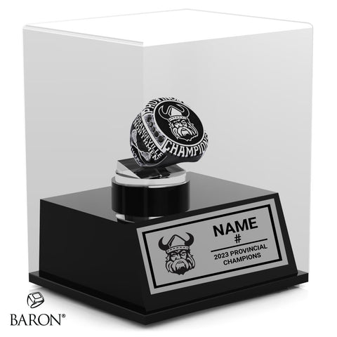 Orangeville Northmen Lacrosse 2023 Championship Display Case