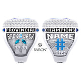 Oshawa Hawkeyes Football 2023 Championship Ring - Design 3.4