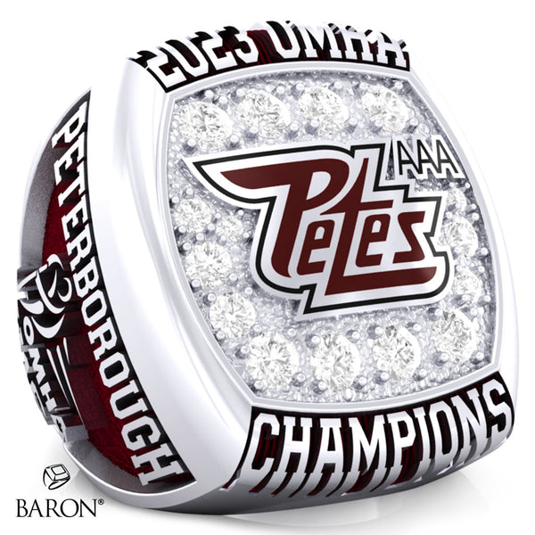 Peterborough Petes U16 2023 Championship Ring - Design 2.5