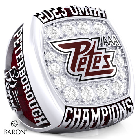 Peterborough Petes U16 2023 Championship Ring - Design 2.5