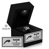 Plattsville Lightning Softball 2024 Championship Black LED Ring Box