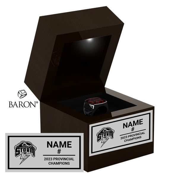 Prairie Storm U13AA 2023 Championship LED Ring Box