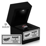 Quinte AAA U15 Hockey 2024 Championship Black LED Ring Box