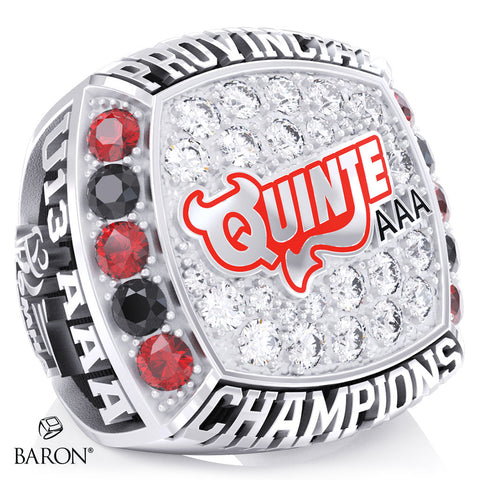 Quinte Red Devils U13 AAA Hockey 2026 Championship Ring - Design 1.1