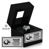 Quinte Skyhawks U14 Football 2023 Championship Black Window Ring Box