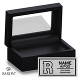 RHS Royals Football 2025 Championship Black Standard Window Ring Box