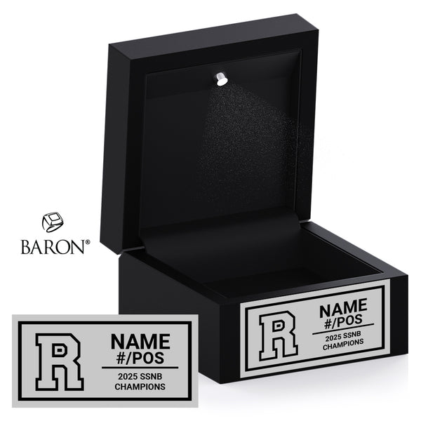 RHS Royals Football 2025 Championship Black LED Ring Box