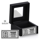 RHS Royals Football 2025 Championship Black Window Ring Box